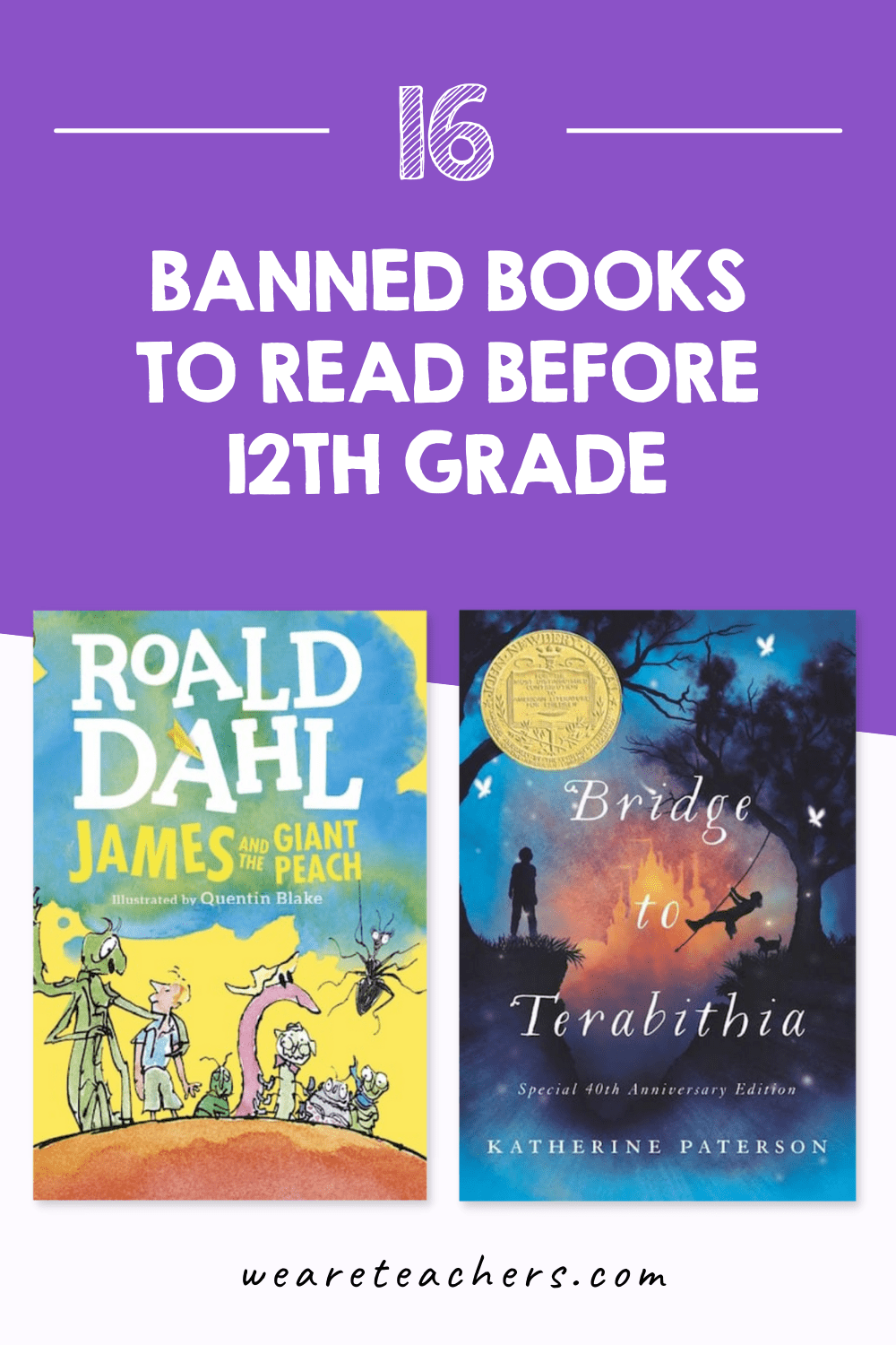 Four best banned books for the classroom.