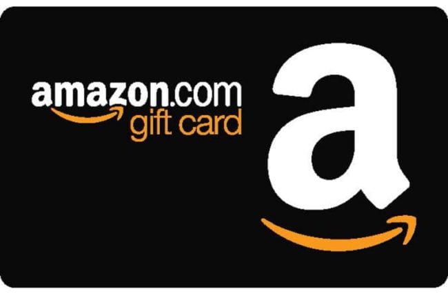 Amazon gift card -- end of year teacher gifts