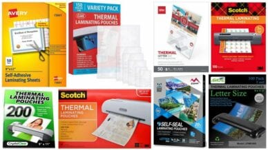 Collage of Best Laminating Pouches
