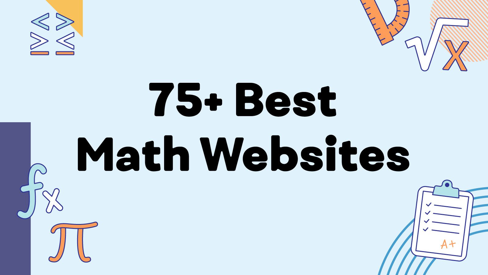 75+ Best math websites for teachers.