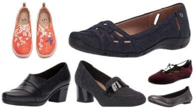 comfortable black flats for teachers