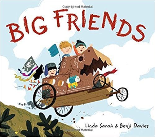 Book cover for Big Friends as an example of first grade books