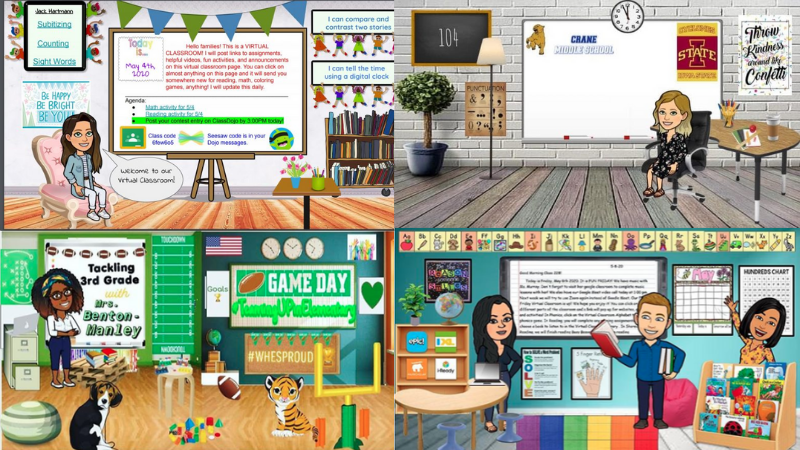 Teachers are Creating A Virtual Bitmoji Classroom—Cute and ...