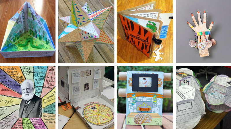 examples of book report projects