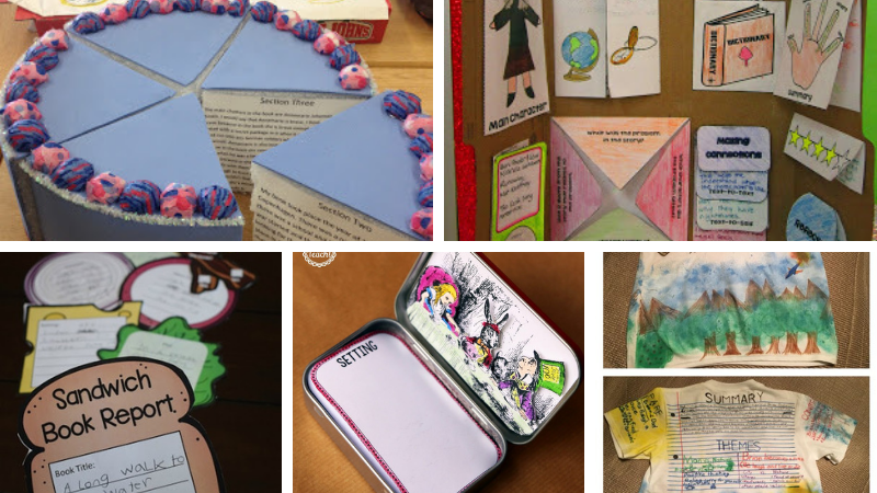 3d book report ideas for elementary students