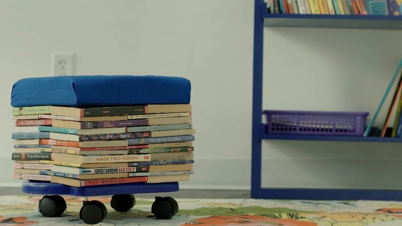 Make a DIY Book Stool