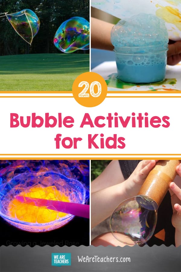 Painting With Bubbles and Other Fun Bubble Activities | WeAreTeachers