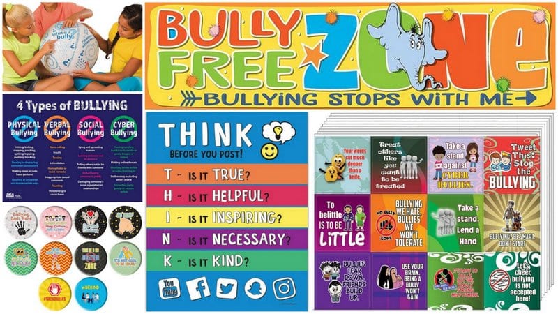Anti Bully Teacher Curriculum Material No Bullying Pledge Cards 25 Per Pack 