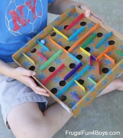 25 Inventive Cardboard Activities and Games for Learning