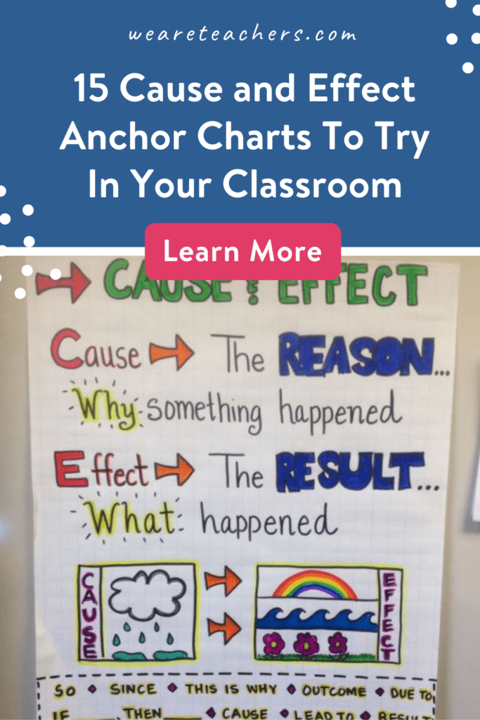 15 Cause and Effect Anchor Charts To Try In Your Classroom