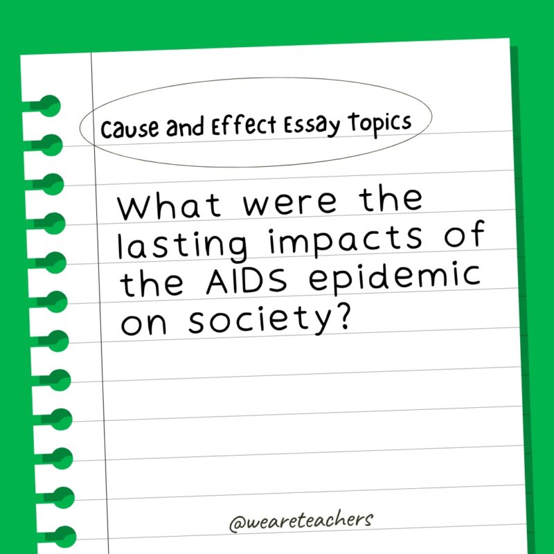 ¿Cuáles fueron los efectos duraderos de la epidemia del SIDA en la sociedad?