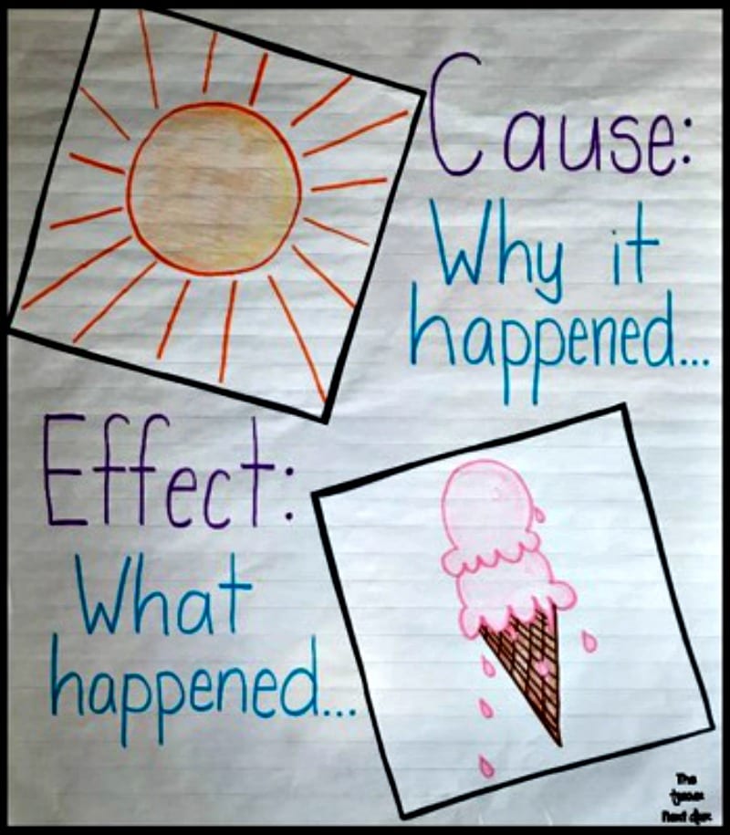 Cause And Effect Anchor Chart 3rd Grade