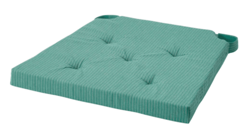 Turquoise chair pad