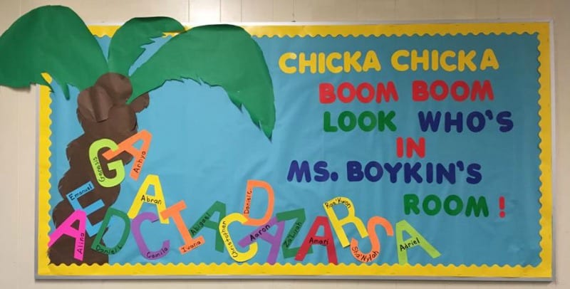 Chicka Chicka Boom Boom Bulletin 