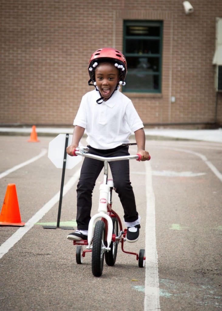 Child Riding Bike