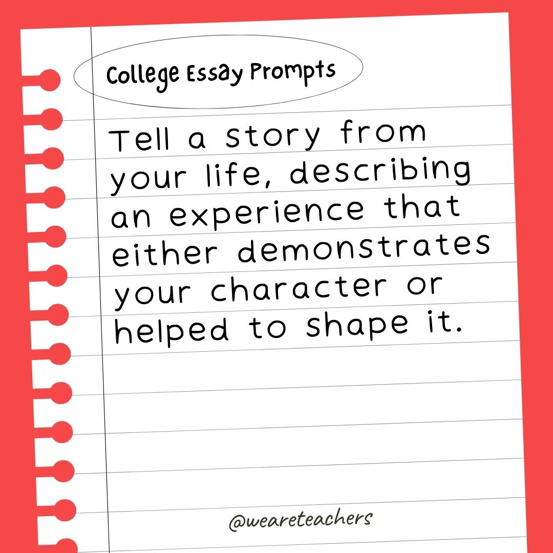60 College Essay Prompts For 2022 2023 Applicants