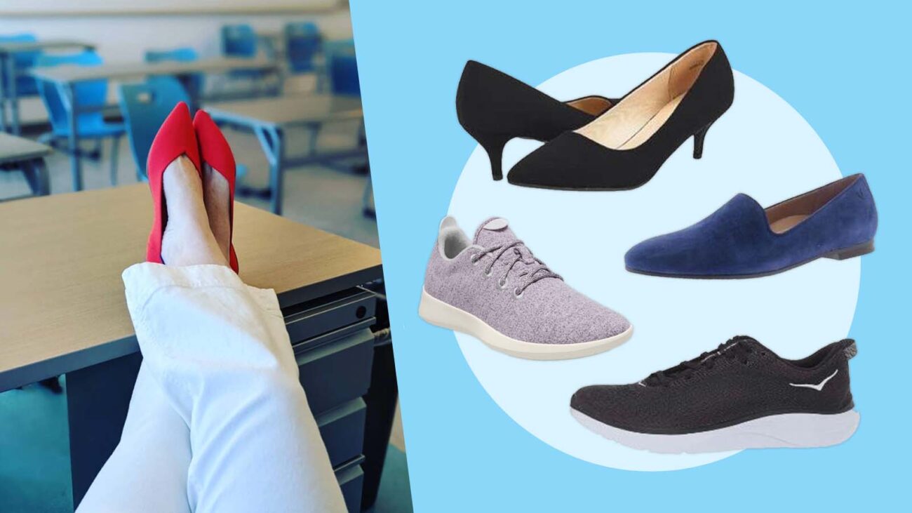 fashionable but comfy shoes for teachers