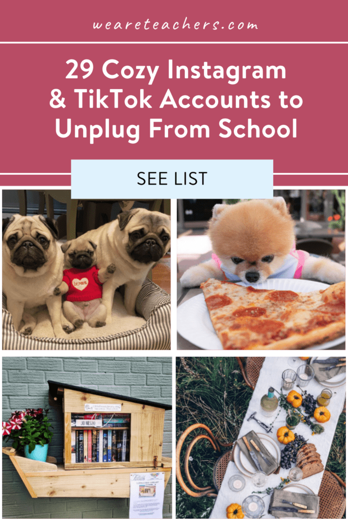 29 of the Coziest Instagram & TikTok Accounts to Help You Completely Unplug From School