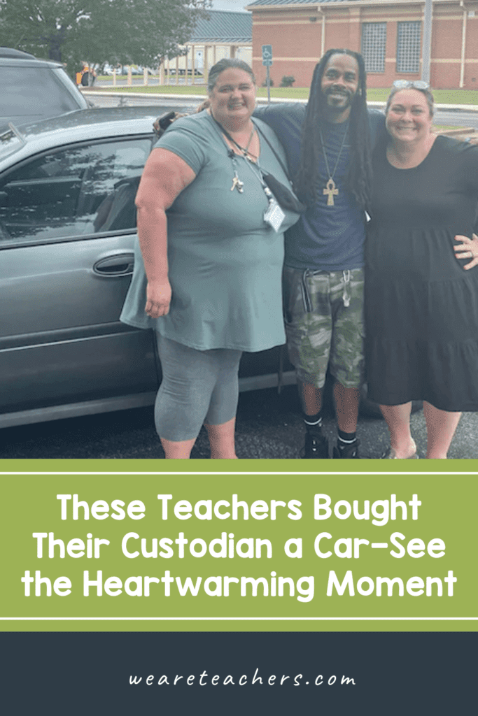 These Teachers Bought Their Custodian a Car—See the Heartwarming Moment