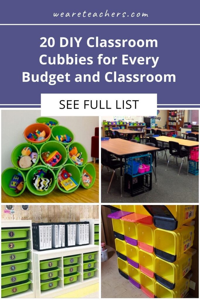 20 DIY Classroom Cubbies for Every Budget and Classroom