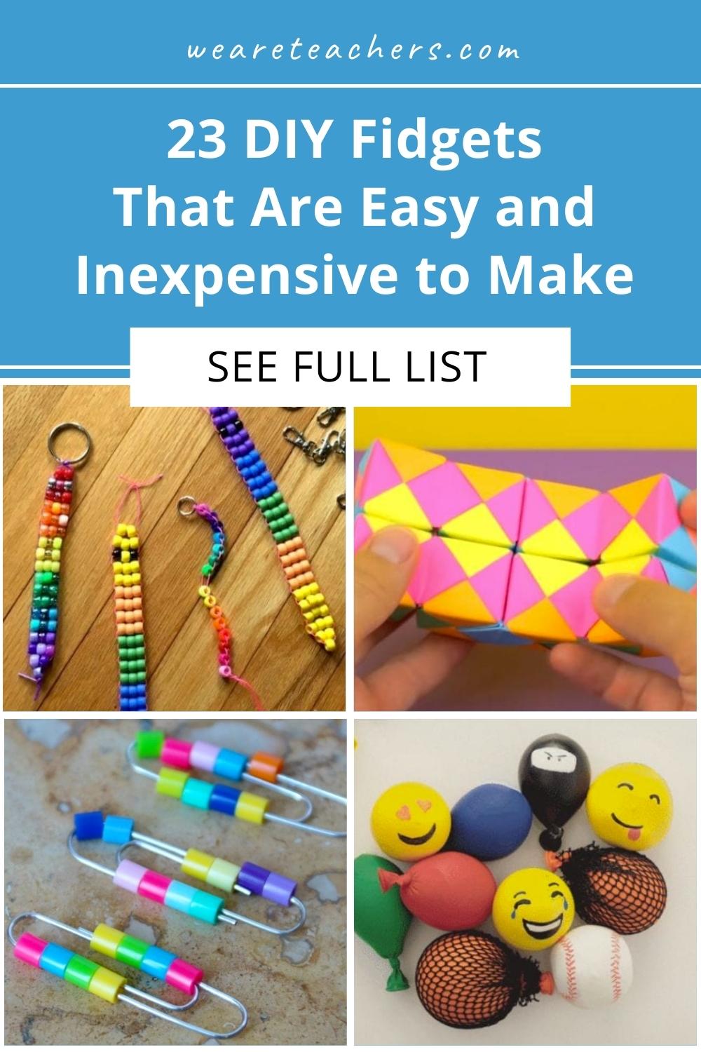 Inexpensive DIY Fidgets Your Students Will Love