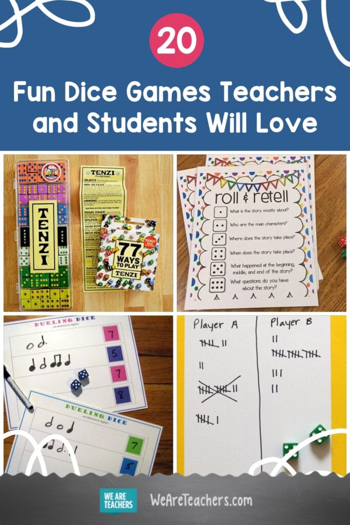 20 Dice Games For Math Reading Art And Fun