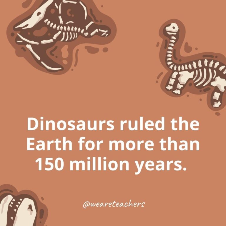 Printable Interesting Fact About Dinosaurs
