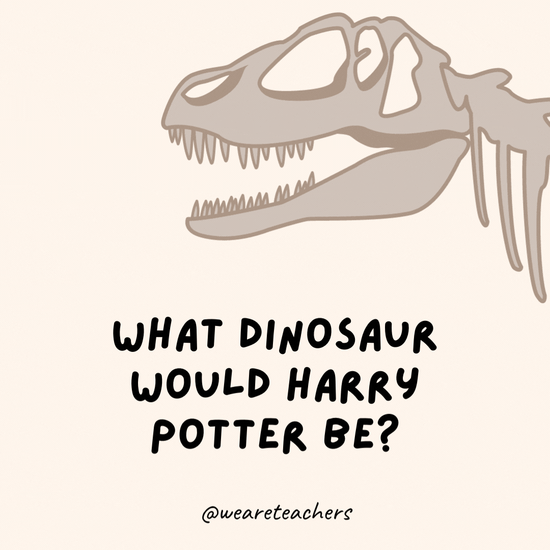What dinosaur would Harry Potter be?