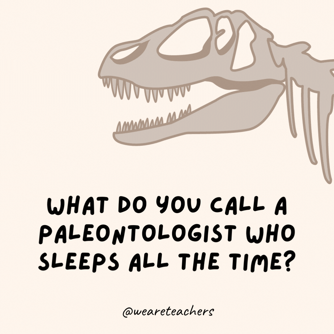 Sürekli uyuyan paleontologlara ne denir?