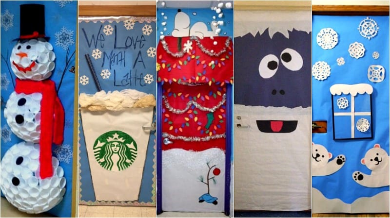 Amazing Classroom Doors for Winter and the Holidays