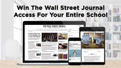 Win The Wall Street Journal access for your entire school.