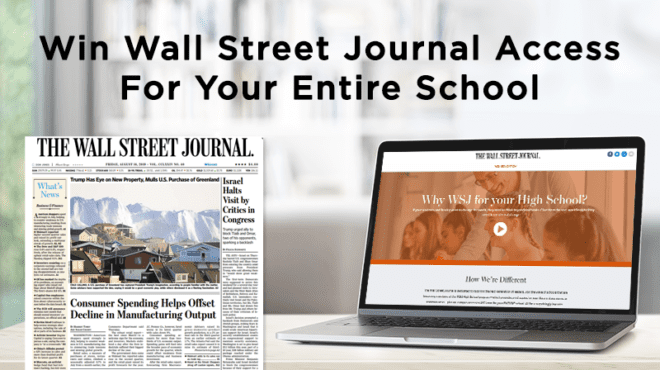 wall street journal subscription students