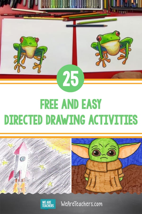 25 Free and Easy Directed Drawing Activities Anyone Can Do