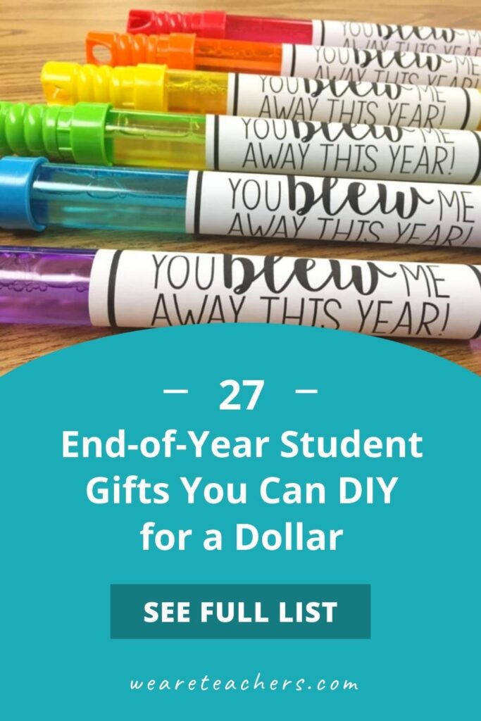 27 End-of-Year Student Gifts You Can DIY for a Dollar
