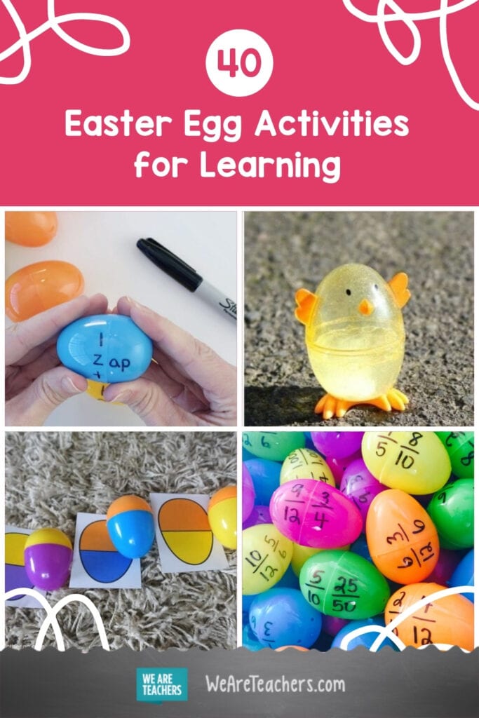 40 Easter Egg Activities For Learning And Fun We Are Teachers