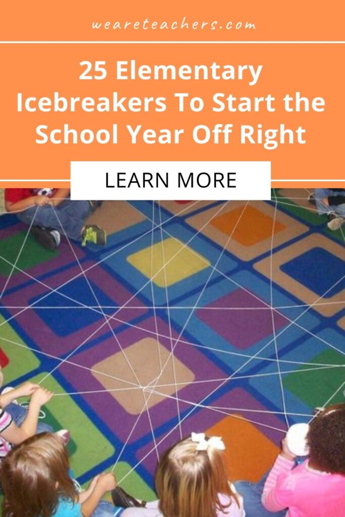 25 Elementary Icebreakers To Start the School Year Off Right