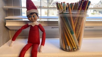 Elf on the Shelf in the Classroom