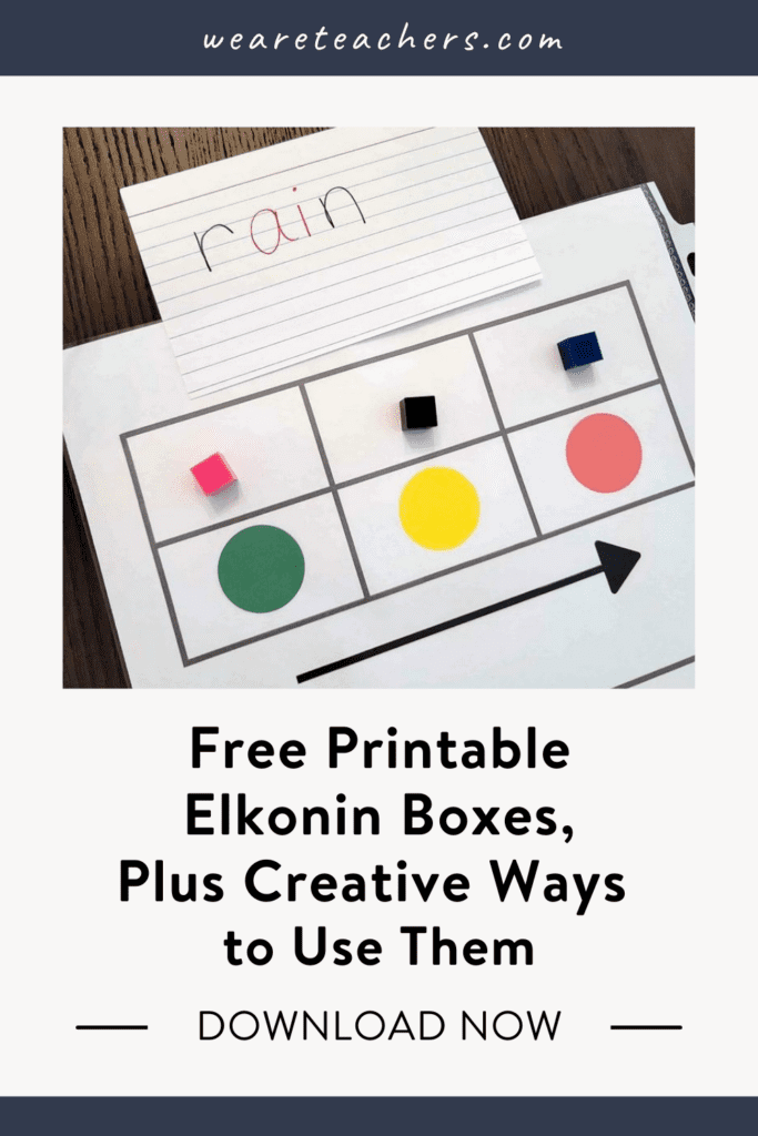 Free Printable Elkonin Boxes And How To Use Them We Are Teachers