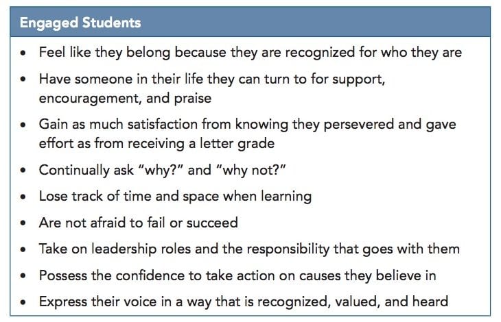 What Engaged Students Look Like