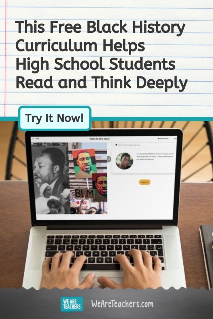 This Free Black History Curriculum Helps High School Students Read and Think Deeply