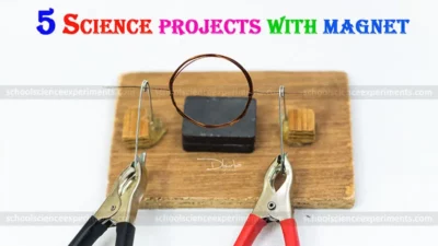 5 high school physics science projects with magnets. 