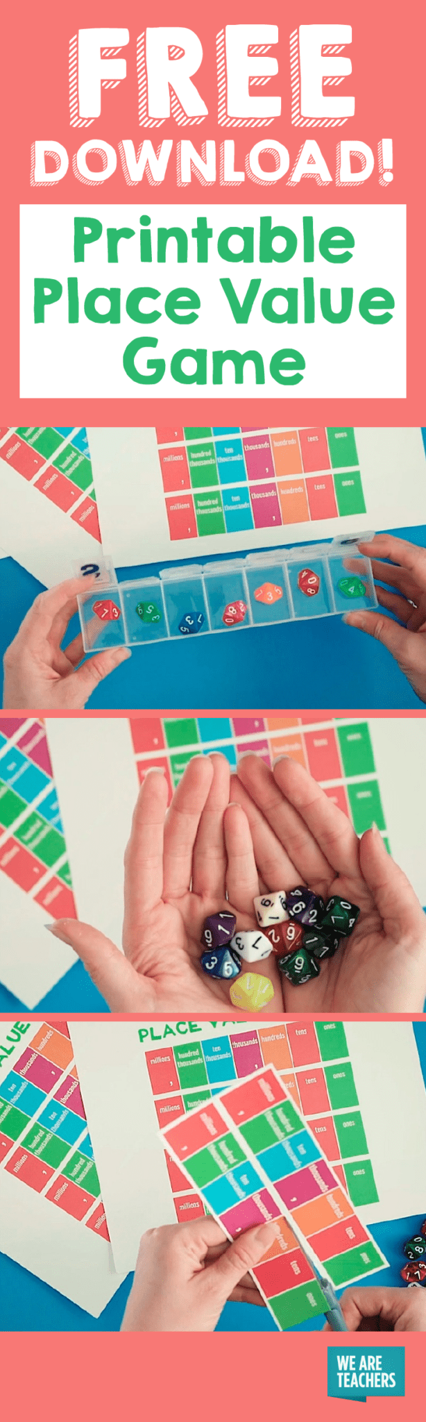 Place Value Print And Play Games Susan Jones Printable Place Value 
