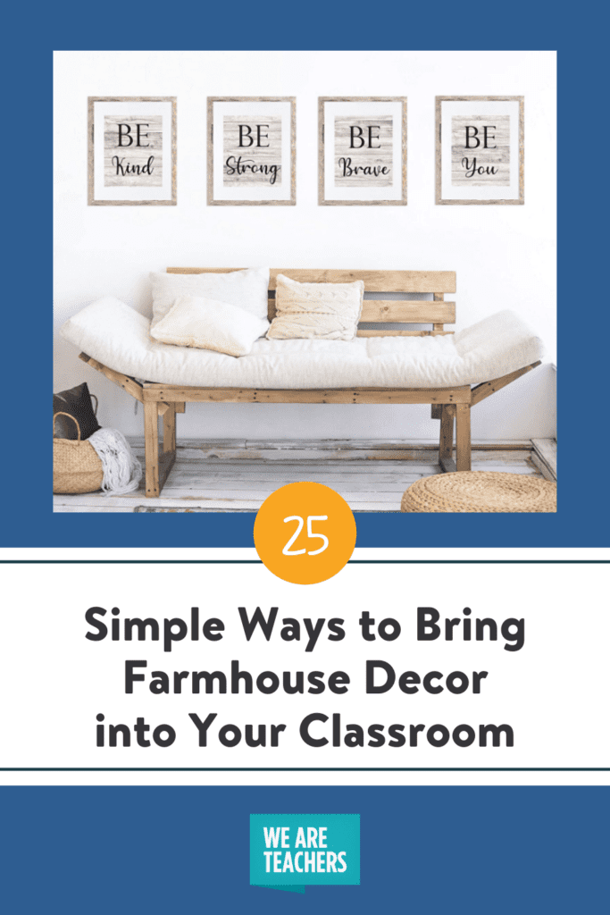 25 Simple Ways to Bring Farmhouse Decor into Your Classroom