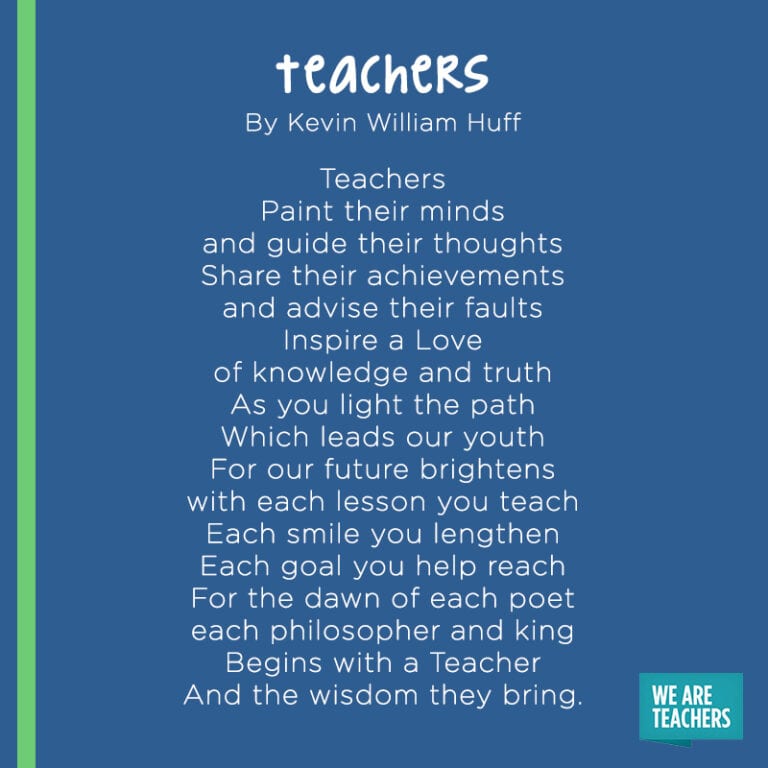 15 of Our Favorite Poems About Teaching - We Are Teachers