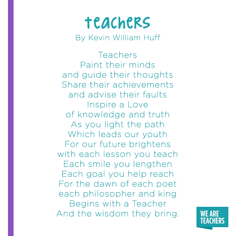 12 Of Our Favorite Poems About Teaching Weareteachers - 