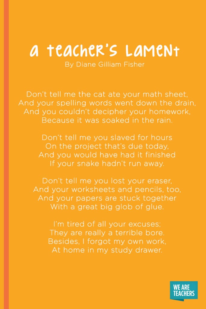 15 of Our Favorite Poems About Teaching - We Are Teachers