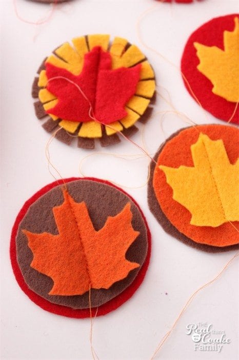 Felt Leaf Napkin Rings