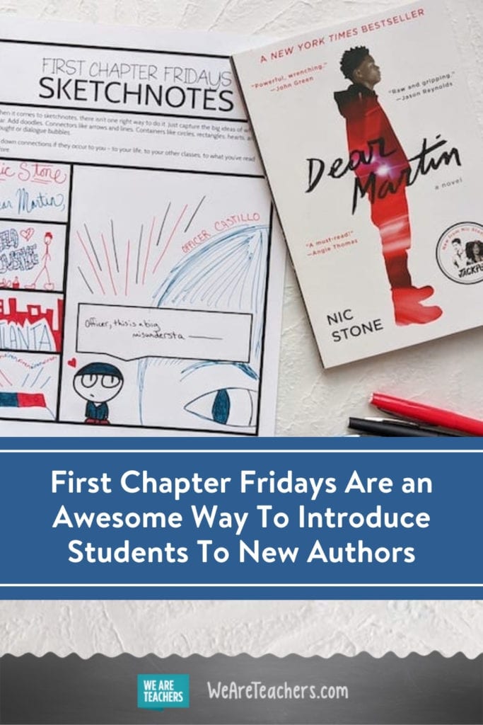 First Chapter Fridays Are an Awesome Way To Introduce Students To New Authors