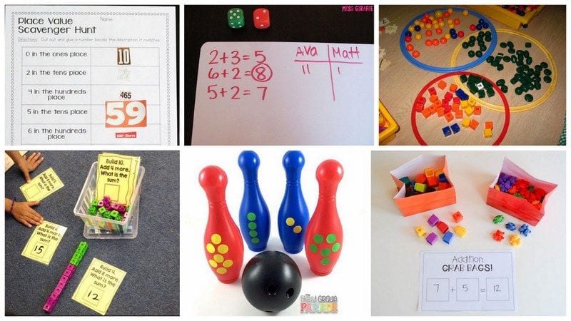 Examples of math games for teaching 2nd grade 