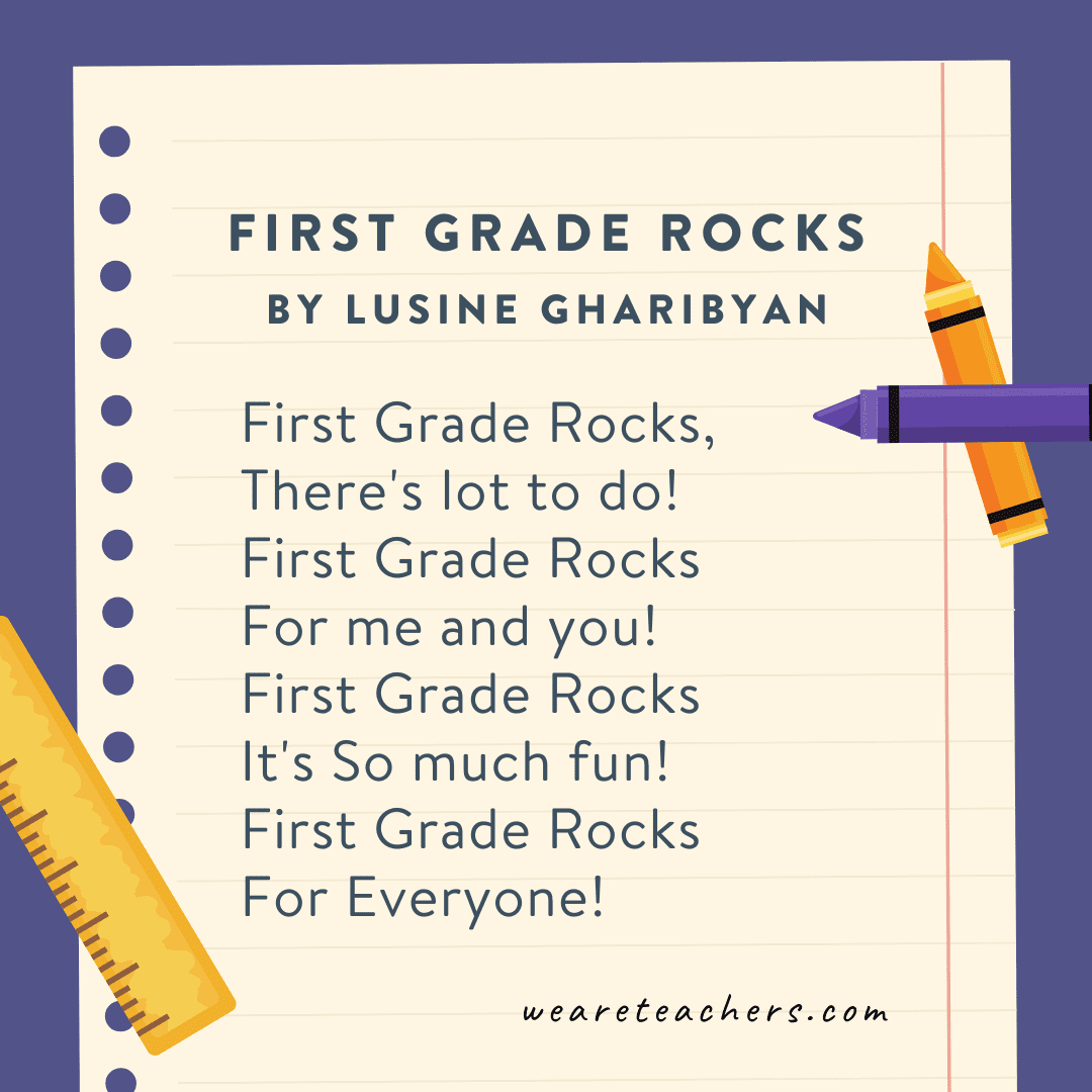 First Grade Rocks by Lusine Gharibyan